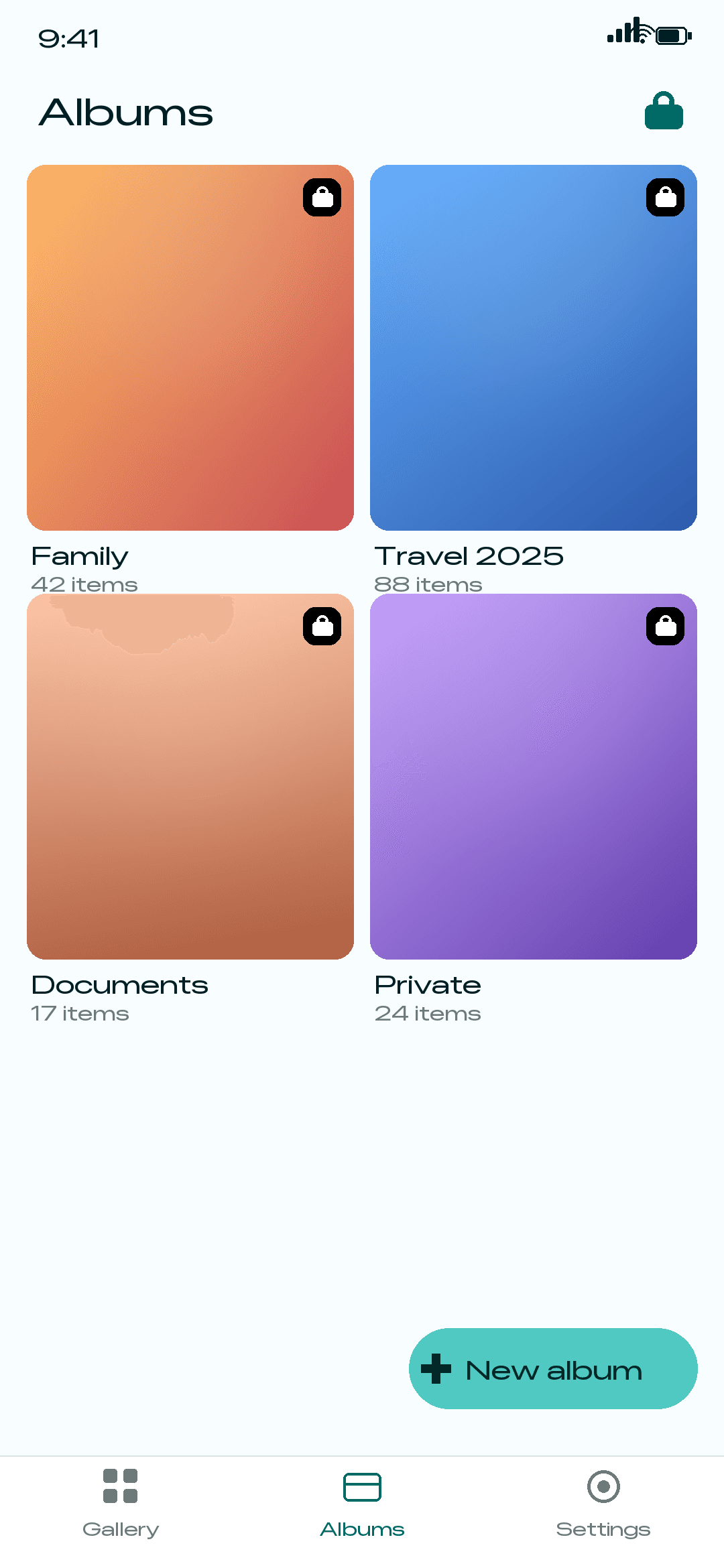 Private albums