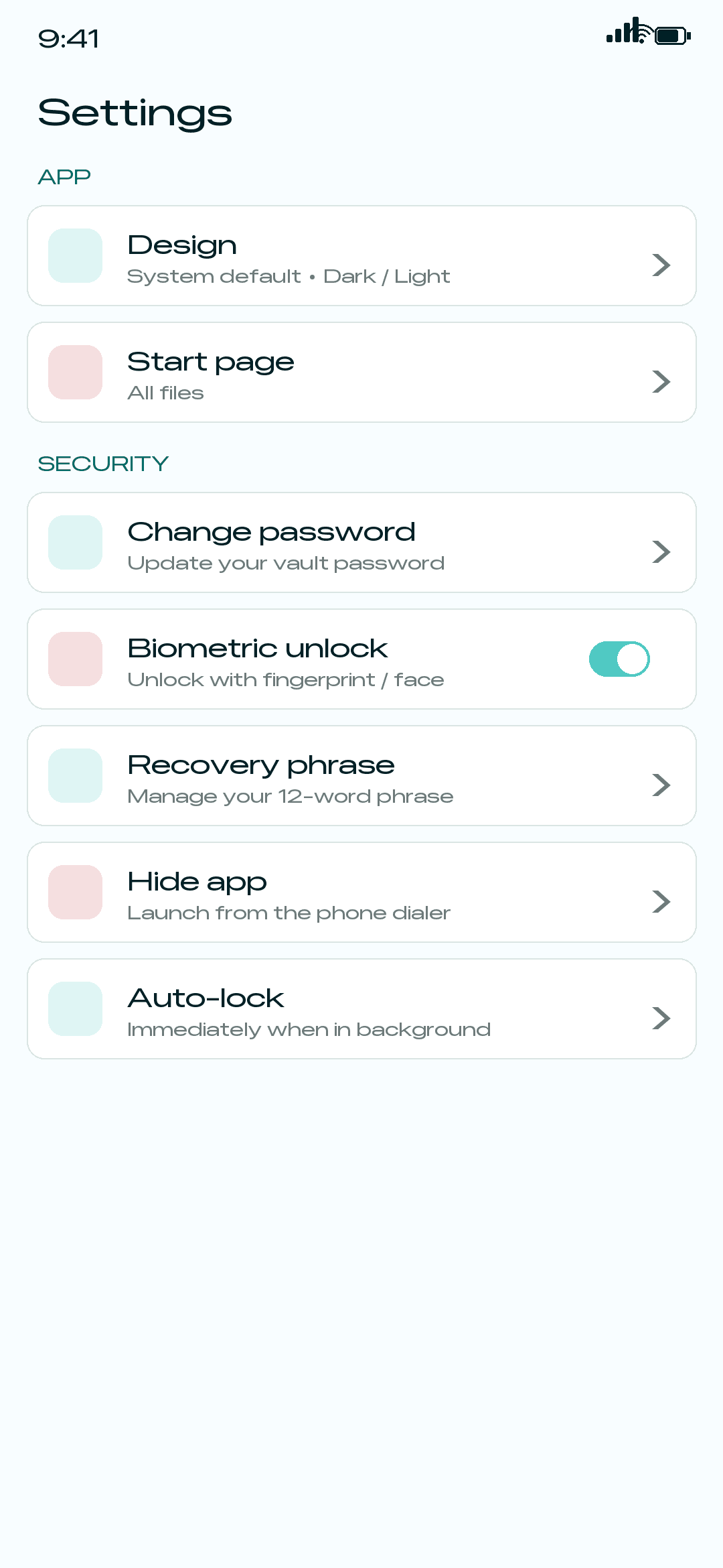 Security controls